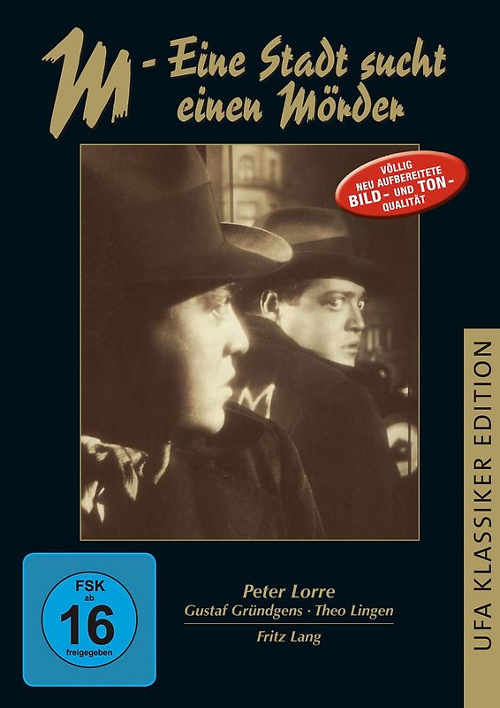 M - Eine Stadt sucht einen Mörder DVD