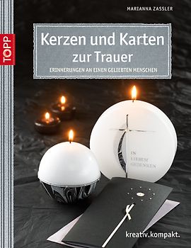 Karten und Kerzen zur Trauer