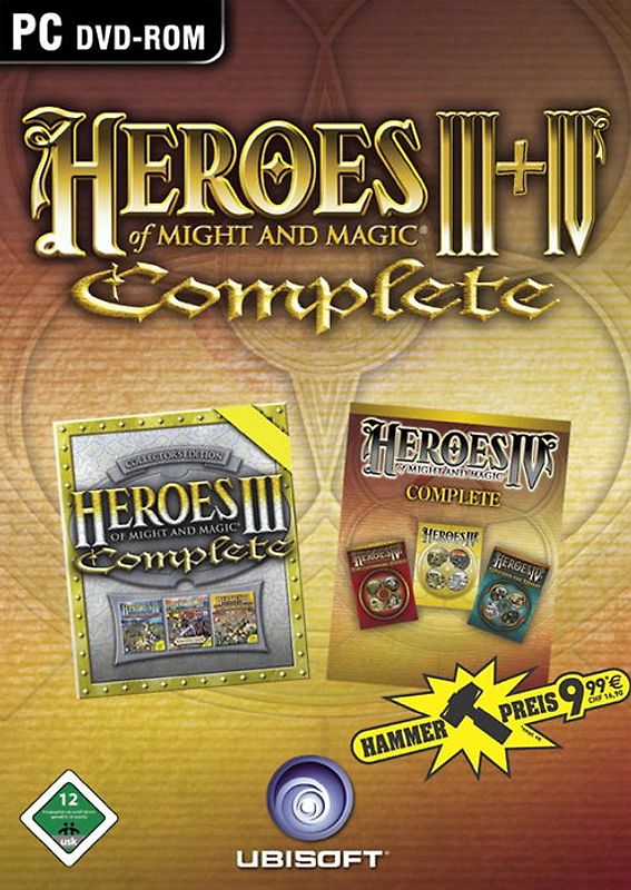 Heroes of Might & Magics 3+4 Compl. PC Spiele