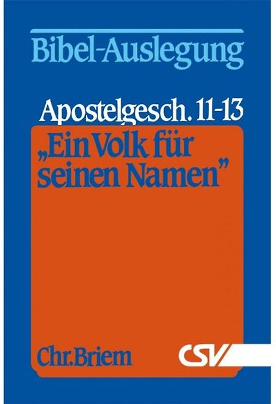 Ein Volk für seinen Namen - Teil 6