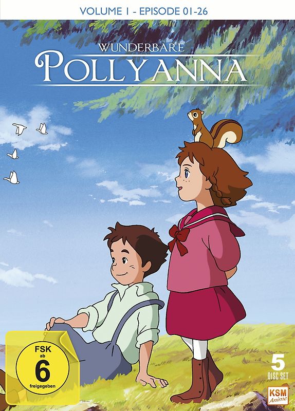Wunderbare Pollyanna - Volume 1 (Episode 01-26 im 5 Disc Set) DVD