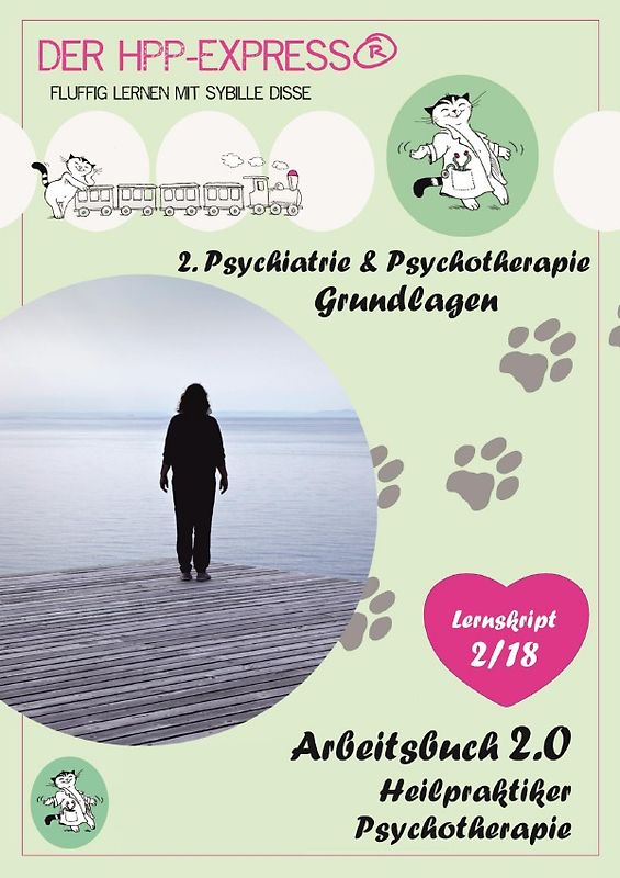 HPP Express ® - Fluffig lernen mit Sybille Disse / Arbeitsbuch 2.0 - Heilpraktiker Psychotherapie: 2. Psychiatrie und Psychotherapie Grundlagen