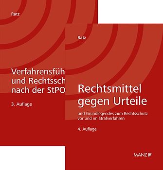 PAKET: Rechtsmittel und Urteile 4.Aufl + Verfahrensführung und Rechtsschutz nach der StPO 3.Aufl