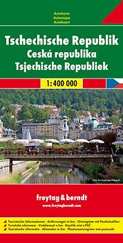 freytag & berndt Straßenkarte Tschechische Republik 1:400.000
