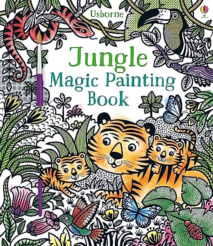 Jungle Magic Painting Book: 1 (Magic Painting Books)