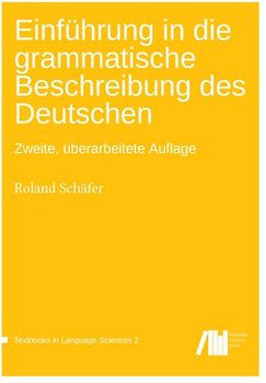 Einführung in die grammatische Beschreibung des Deutschen
