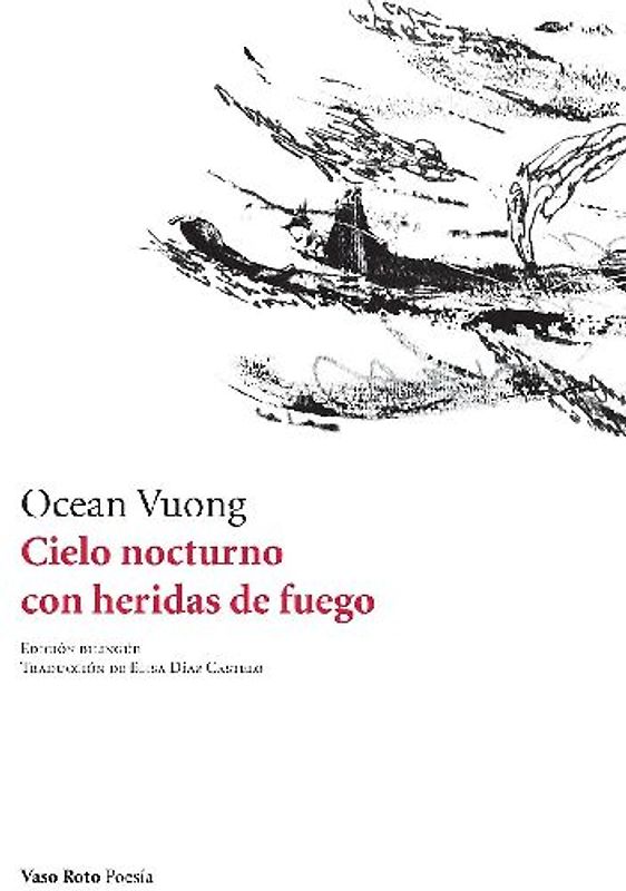 Cielo nocturno con heridas de fuego