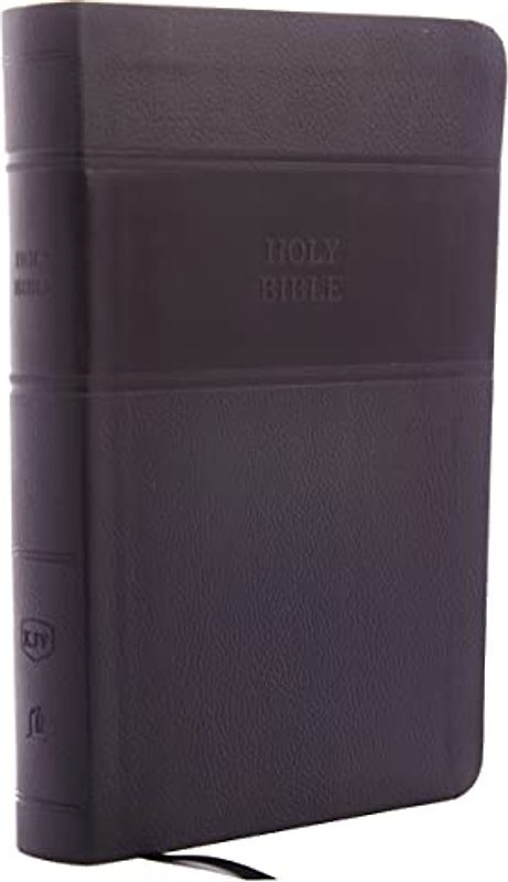 KJV, Reference Bible, Personal Size Giant Print, Imitation Leather, Black, Indexed, Red Letter Edition