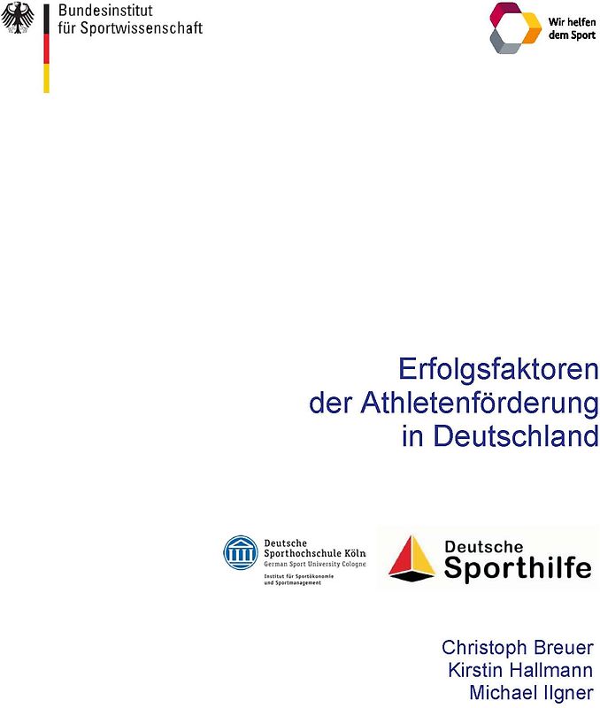 Erfolgsfaktoren der Athletenförderung in Deutschland