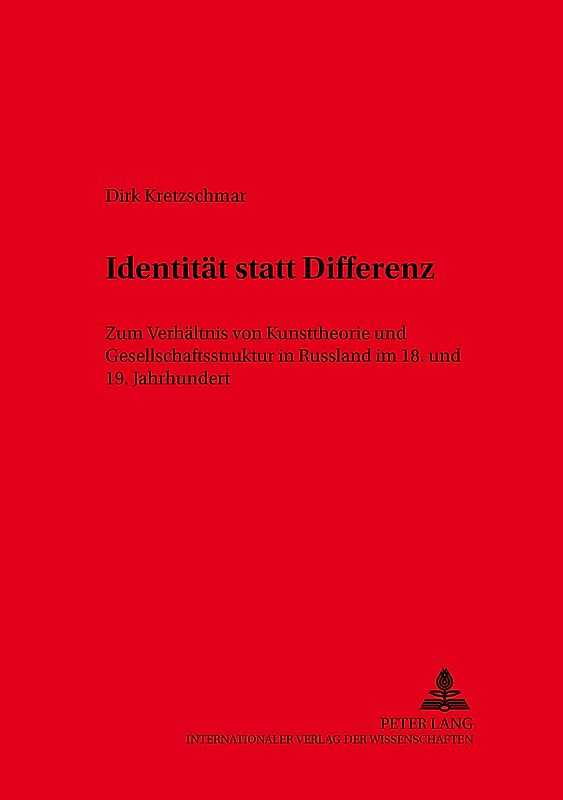 Identität statt Differenz