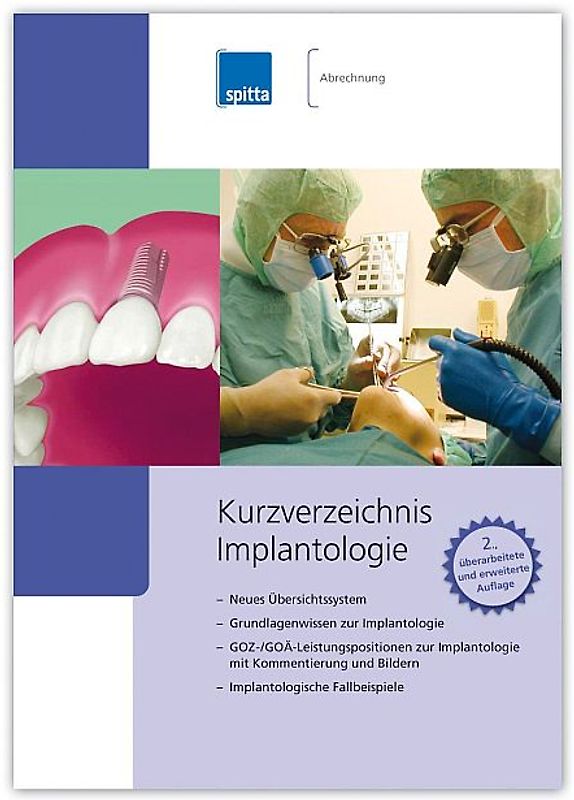 Kurzverzeichnis Implantologie