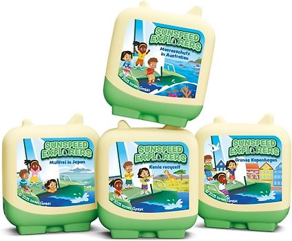 Clever Tonies®: Concious Content Series - Sunspeed Explorers [4 Clever Tonies Set]