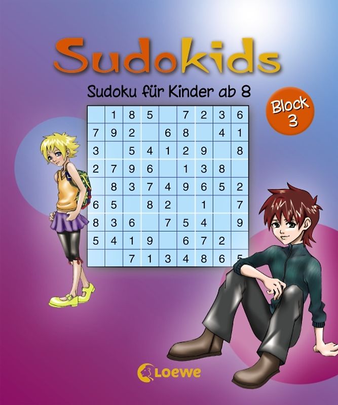 Sudoku für Kinder ab 8, Block 3
