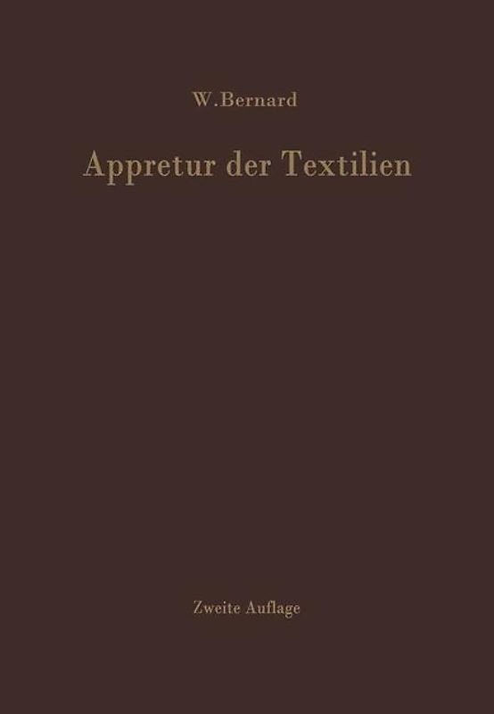 Appretur der Textilien