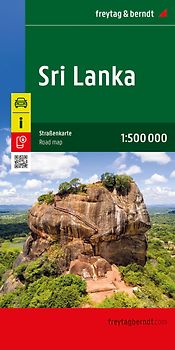 freytag & berndt Straßenkarte Sri Lanka 1:500.000