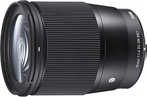 Sigma C 16 mm F1.4 DC DN 67 mm Filtergewinde (Micro Four Thirds Anschluss) schwarz