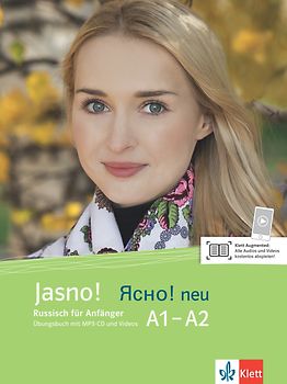 Jasno! neu A1-A2. Russisch für Anfänger, Übungsbuch mit MP3-CD und Videos