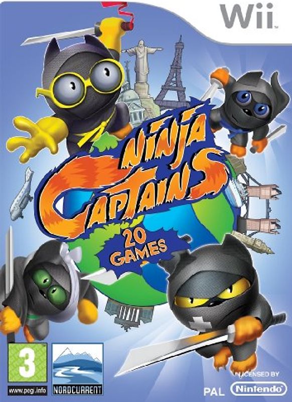 Ninja Captains 20 Minigames Nintendo Wii