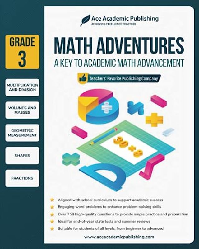 Math Adventures - Grade 3: A Key to Academic Math Advancement