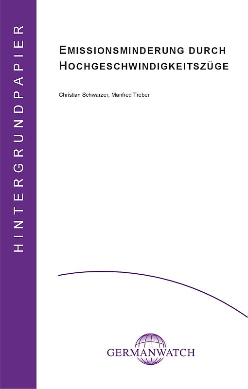 Emissionsminderung durch Hochgeschwindigkeitszüge