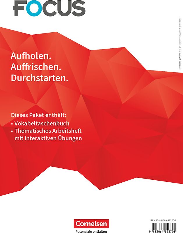 Focus on Grammar - Arbeitsbuch zur Wiederholung zentraler grammatischer Strukturen - Ausgabe 2019 (3rd / 4th Editon) - B1/B2