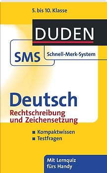 SMS Deutsch – Rechtschreibung und Zeichensetzung 5.-10. Klasse