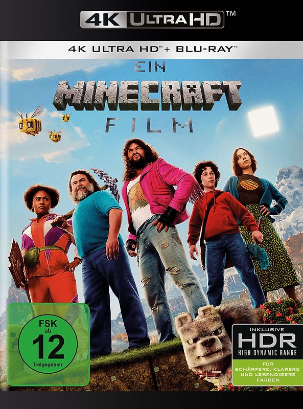 Ein Minecraft Film (4K Ultra HD + Blu-ray) Blu-ray Disc