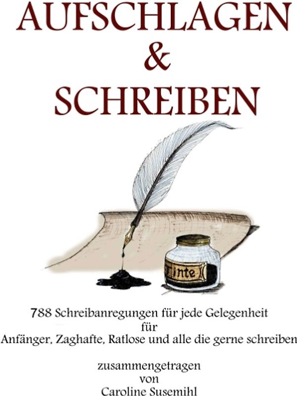 Aufschlagen und Schreiben