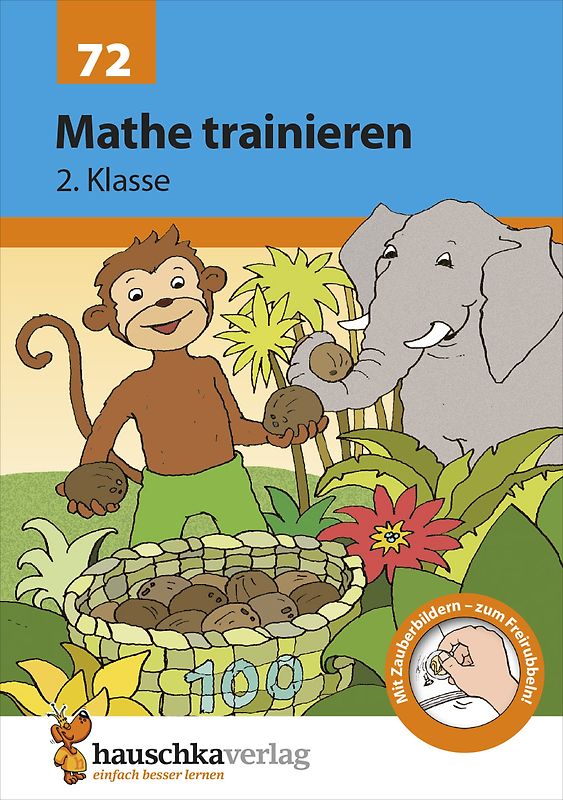Mathe trainieren 2. Klasse, A5- Heft