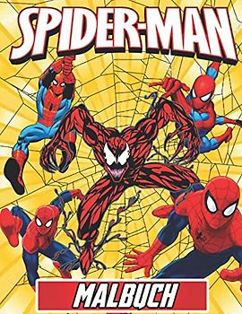 Spiderman Malbuch: +70 hochwertige Zeichnungen, Großes Geschenk für Spiderman-Fans - Süßes Malbuch für Kinder- Spiderman