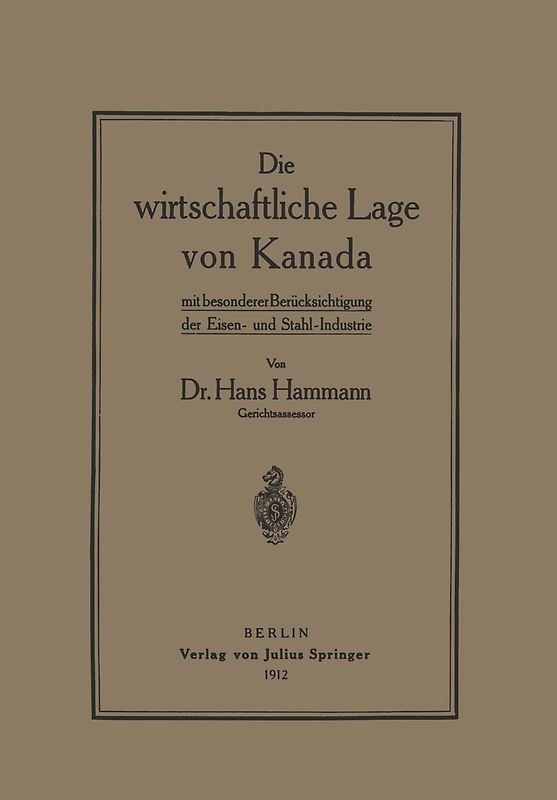 Die wirtschaftliche Lage von Kanada