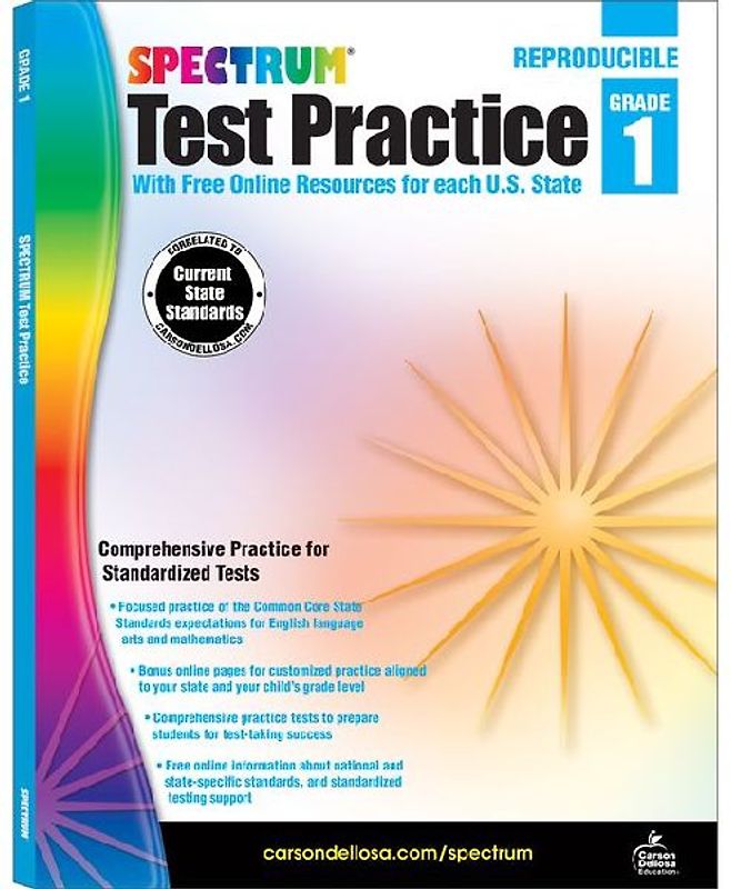 Spectrum Test Practice, Grade 1