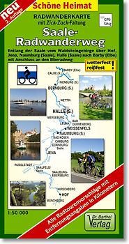 Radwanderkarte Saaleradweg