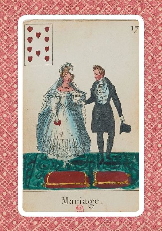 Carnet Blanc, Cartomancie, Mariage, 18e Siècle