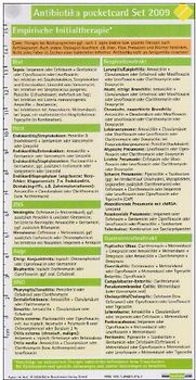 Antibiotika pocketcard (2er-Set) 2009