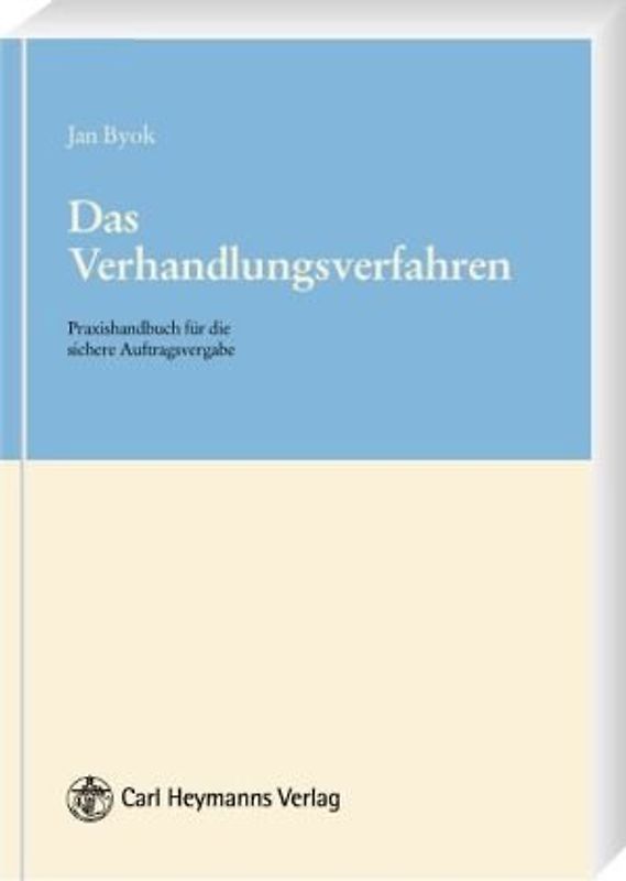 Das Verhandlungsverfahren