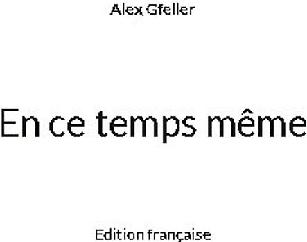 En ce temps même