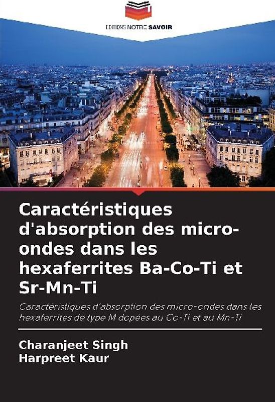 Caractéristiques d'absorption des micro-ondes dans les hexaferrites Ba-Co-Ti et Sr-Mn-Ti