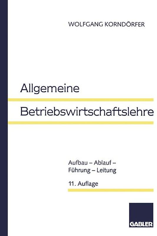 Allgemeine Betriebswirtschaftslehre