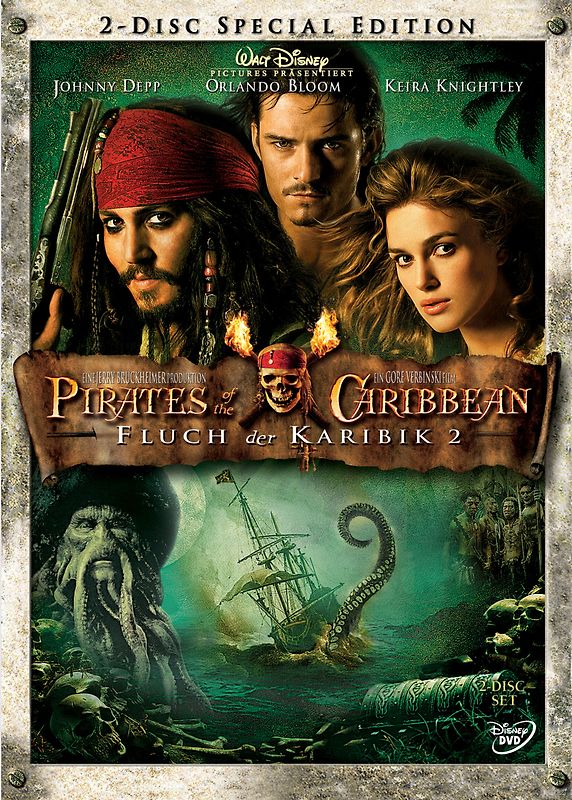 Pirates of the Caribbean - Fluch der Karibik 2 (Special Edition, 2 DVDs) DVD
