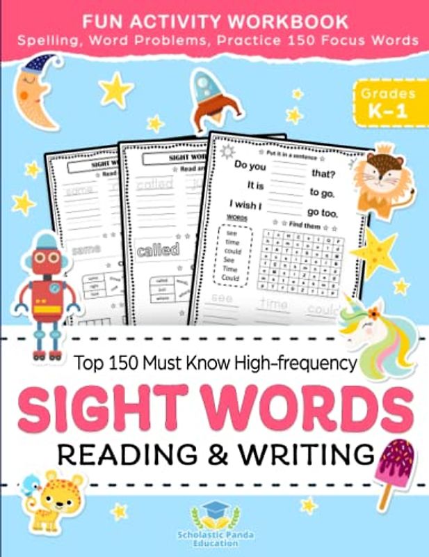 Sight Words Top 150 Must Know High-frequency Kindergarten & 1st Grade