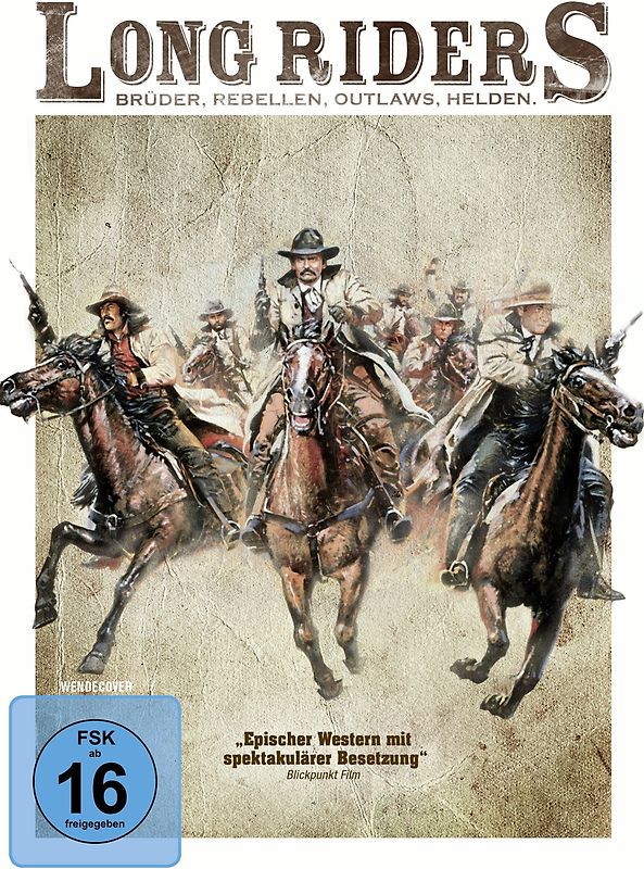 Long Riders - Brüder, Rebellen, Outlaws, Helden. DVD