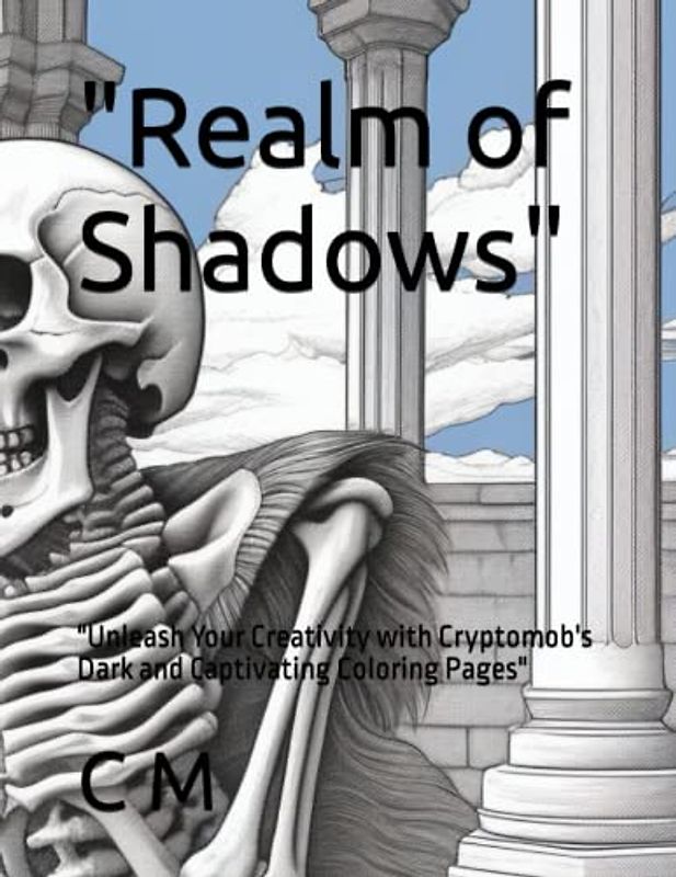 "Realm of Shadows": "Unleash Your Creativity with Cryptomob's Dark and Captivating Coloring Pages"