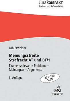 Meinungsstreite Strafrecht AT und BT/1