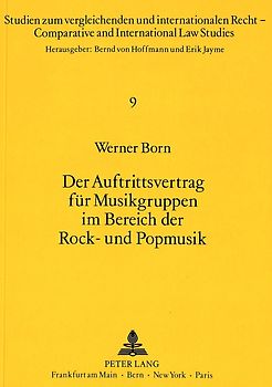 Der Auftrittsvertrag für Musikgruppen im Bereich der Rock- und Popmusik