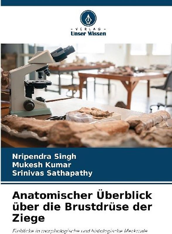 Anatomischer Überblick über die Brustdrüse der Ziege