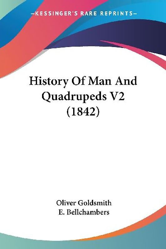 History Of Man And Quadrupeds V2 (1842)