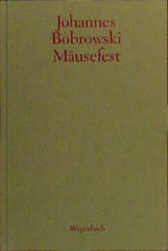 Mäusefest und andere Erzählungen