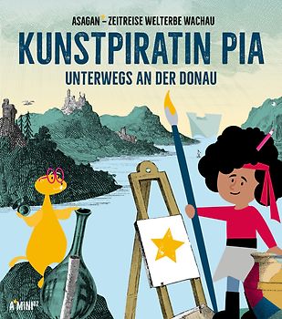 Kunstpiratin Pia unterwegs an der Donau