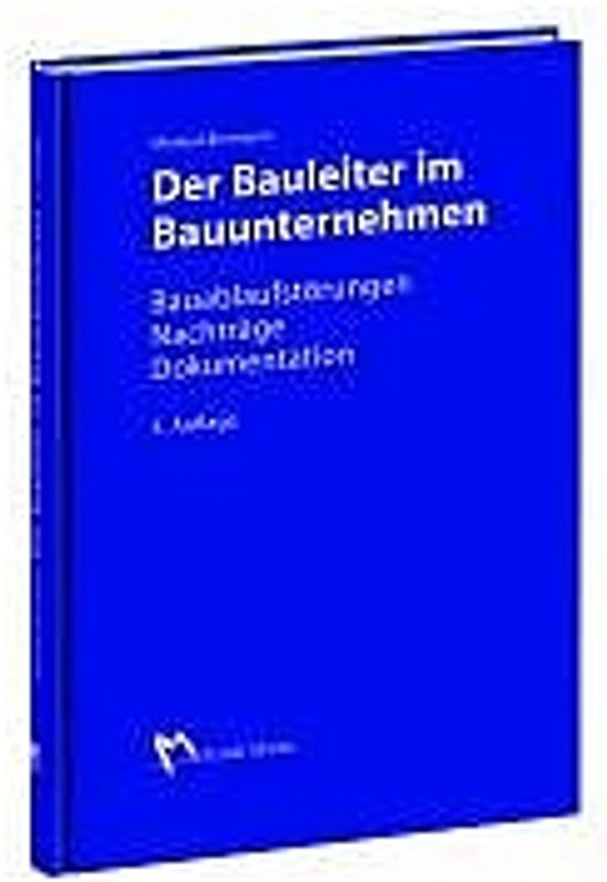 Der Bauleiter im Bauunternehmen
